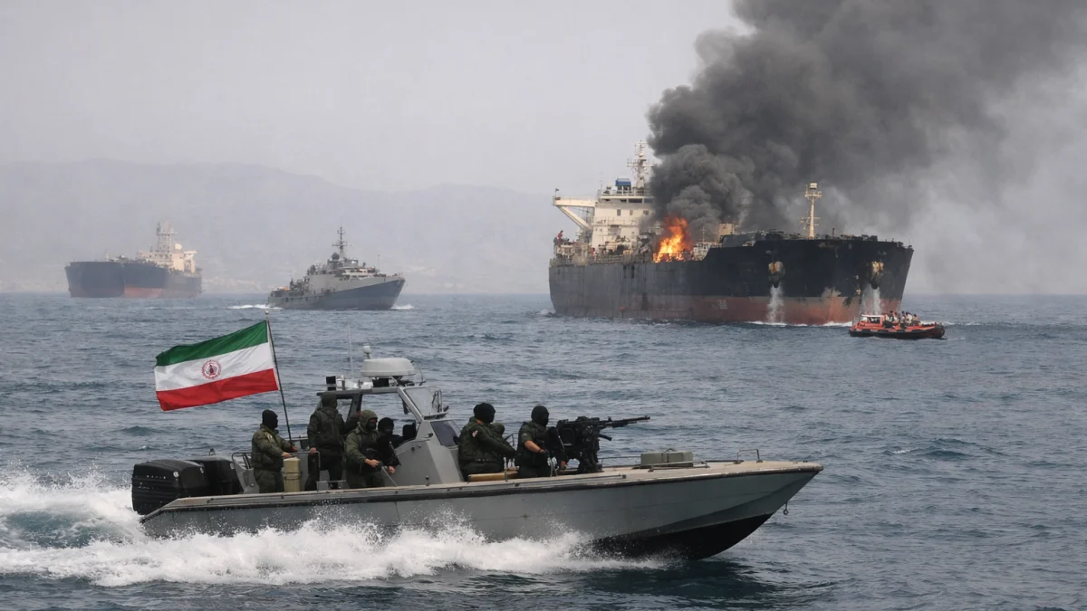 Iran Closes Strait of Hormuz and Attacks Commercial Shipping