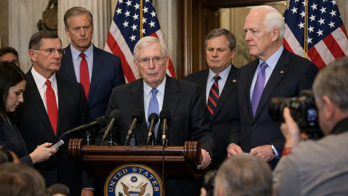 Republican Leaders Navigate Senate Vacancy Following Graham Death