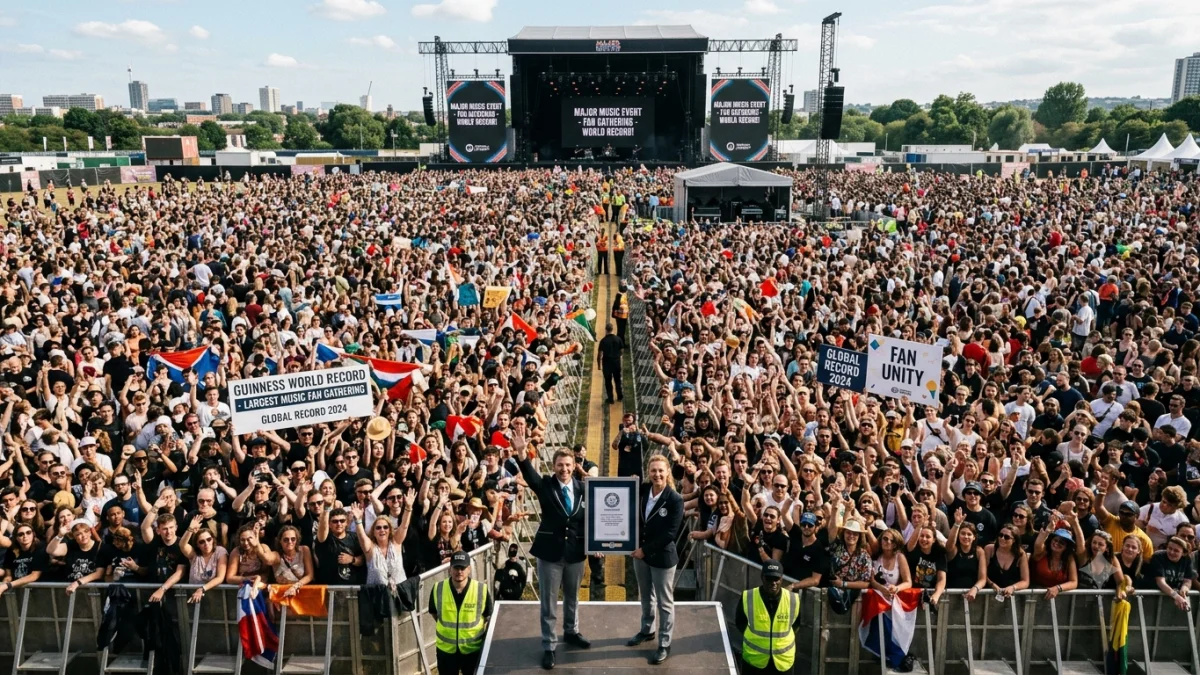Major Music Events Set Guinness Records for Fan Gatherings