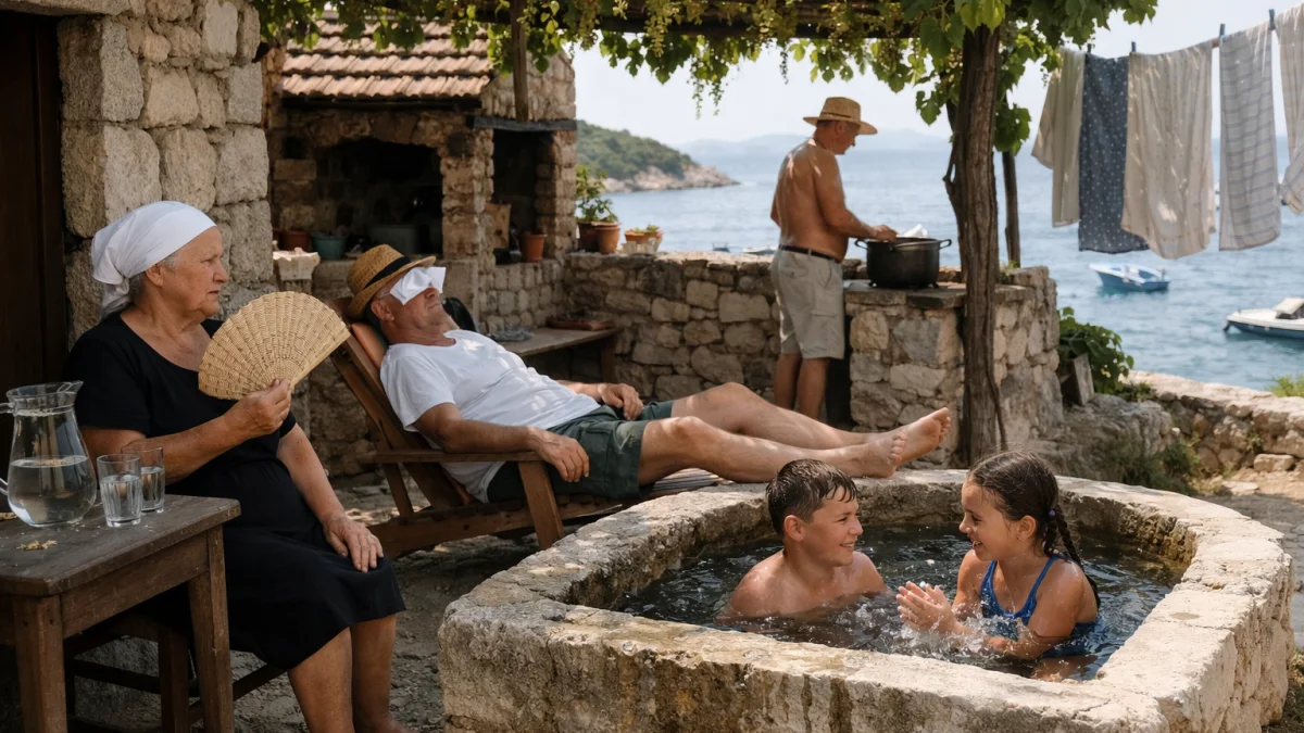 Traditional Methods Help Beat Summer Heat on Croatian Islands