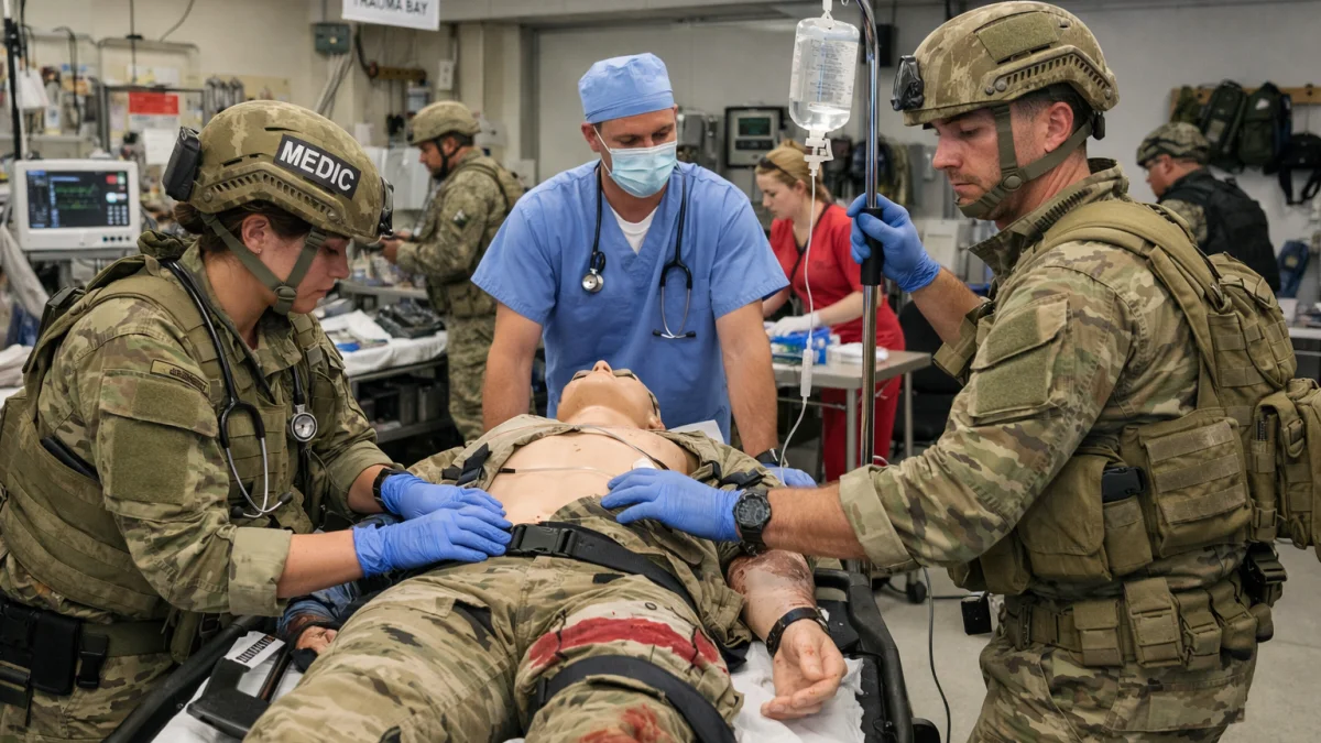 Medical Teams Prepare for Potential Conflict-Related Casualties