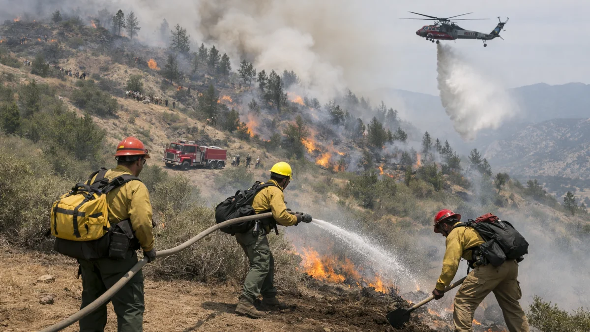 Wildfire Containment Efforts Intensify in Western US States
