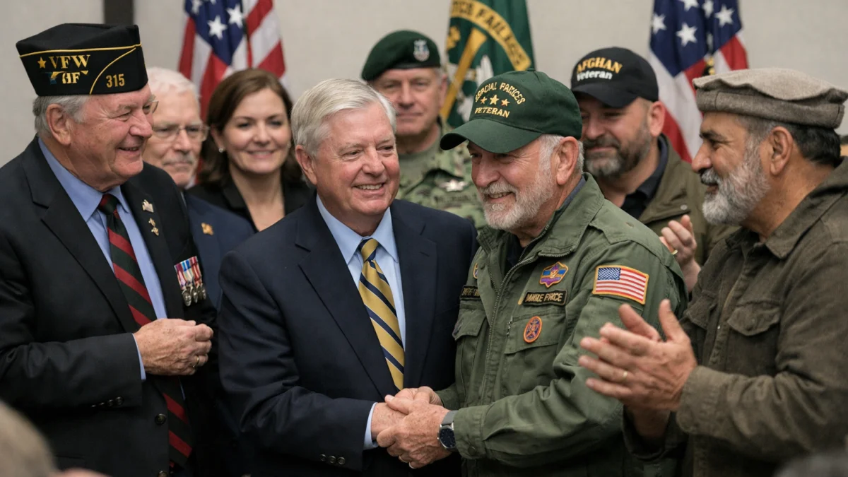 Veterans and Allies Honor Graham's Foreign Policy Contributions