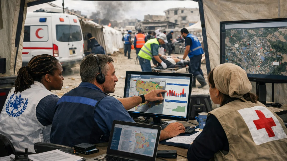 Global Health Organizations Track Conflict Zone Humanitarian Needs