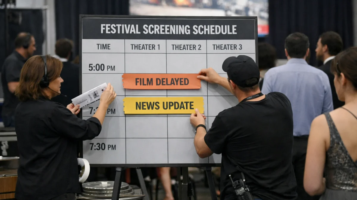 Cultural Events Adapt Schedules Around Global News Developments