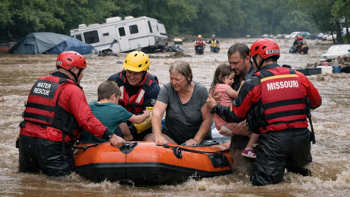 Missouri Campers Recall Terror and Rescue After Sudden Flood
