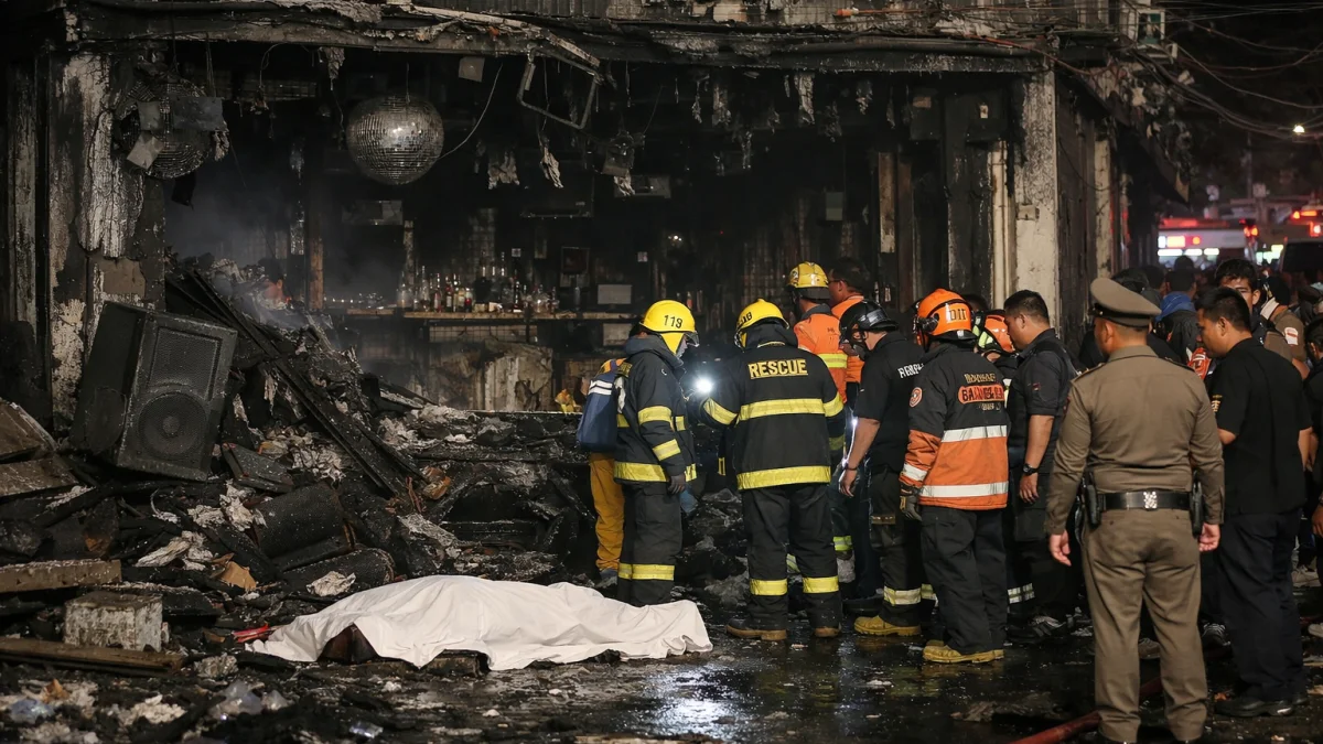 Thailand Pub Fire Kills at Least 27 in Bangkok Blaze