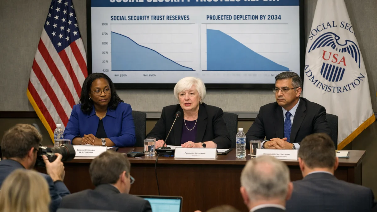 Social Security Trustees Warn of Trust Fund Depletion by 2034
