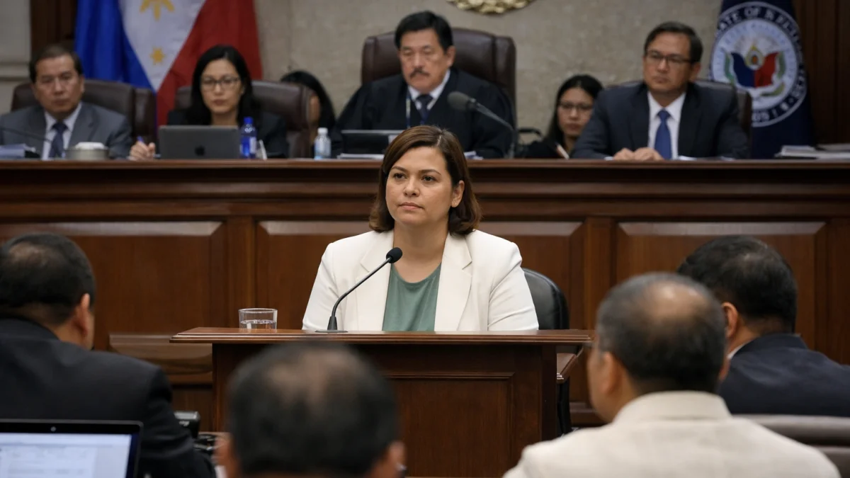 Philippine Vice President Sara Duterte Faces Historic Impeachment Trial in Senate