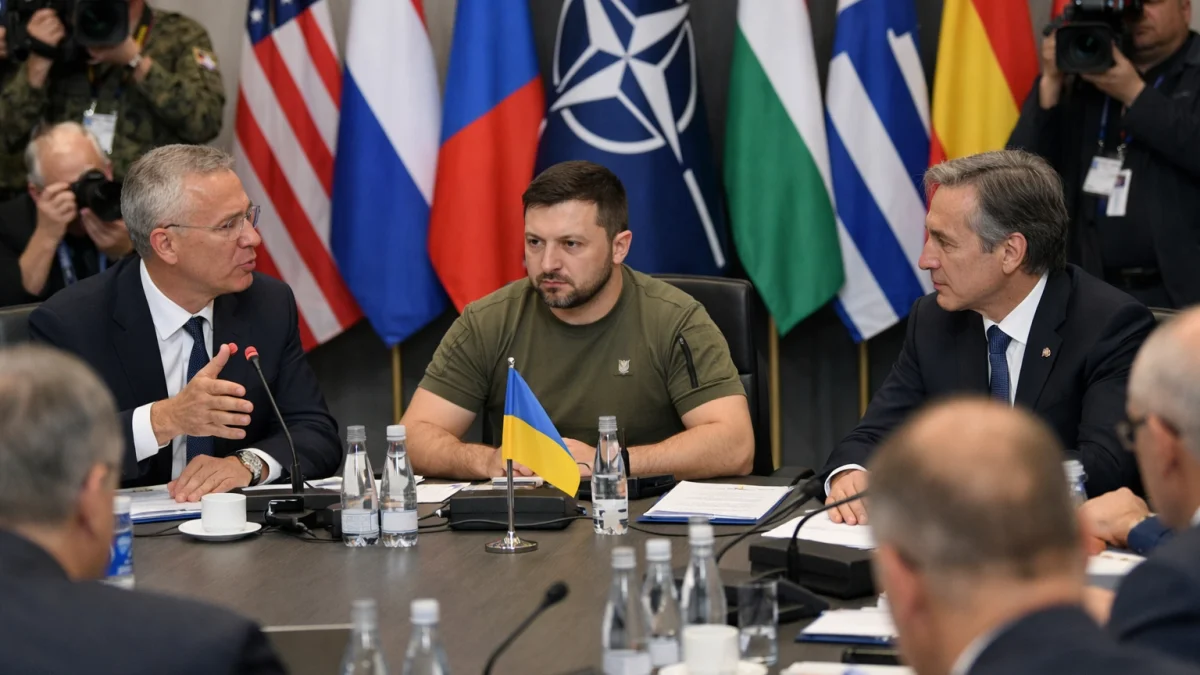 Ukraine NATO Relations Remain Central in Alliance Debates