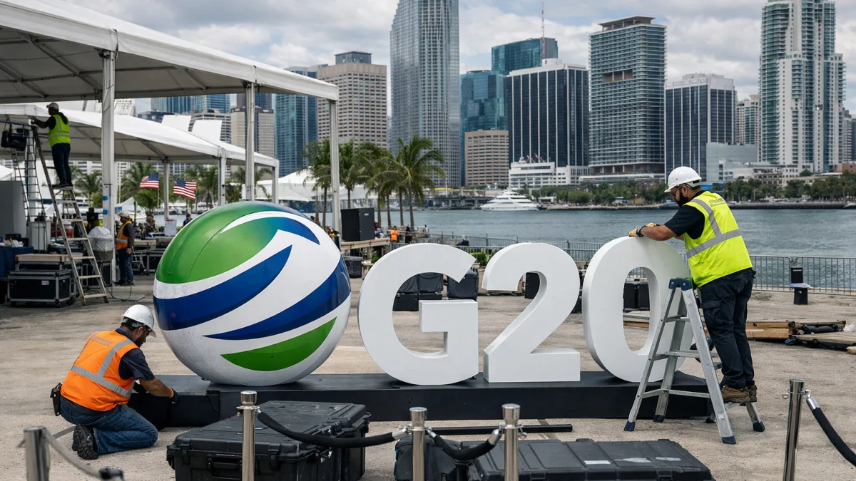 G20 Summit Preparations Underway in Miami for US Presidency
