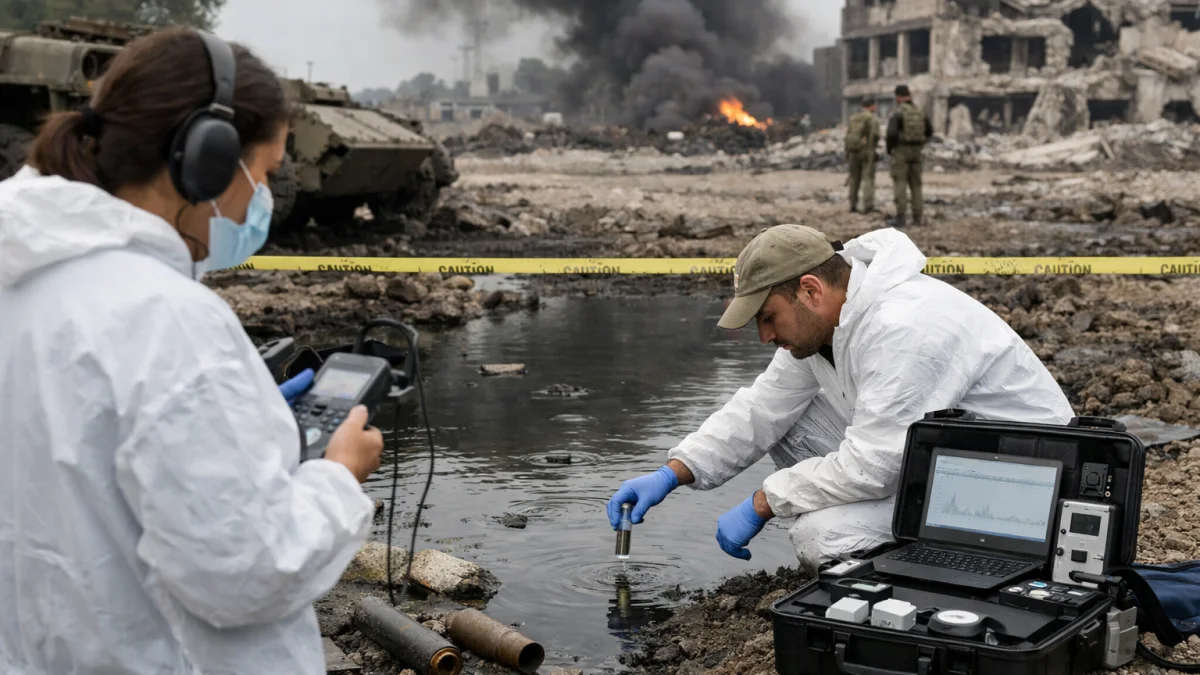 Environmental Agencies Track Pollution Risks from Conflict Zones
