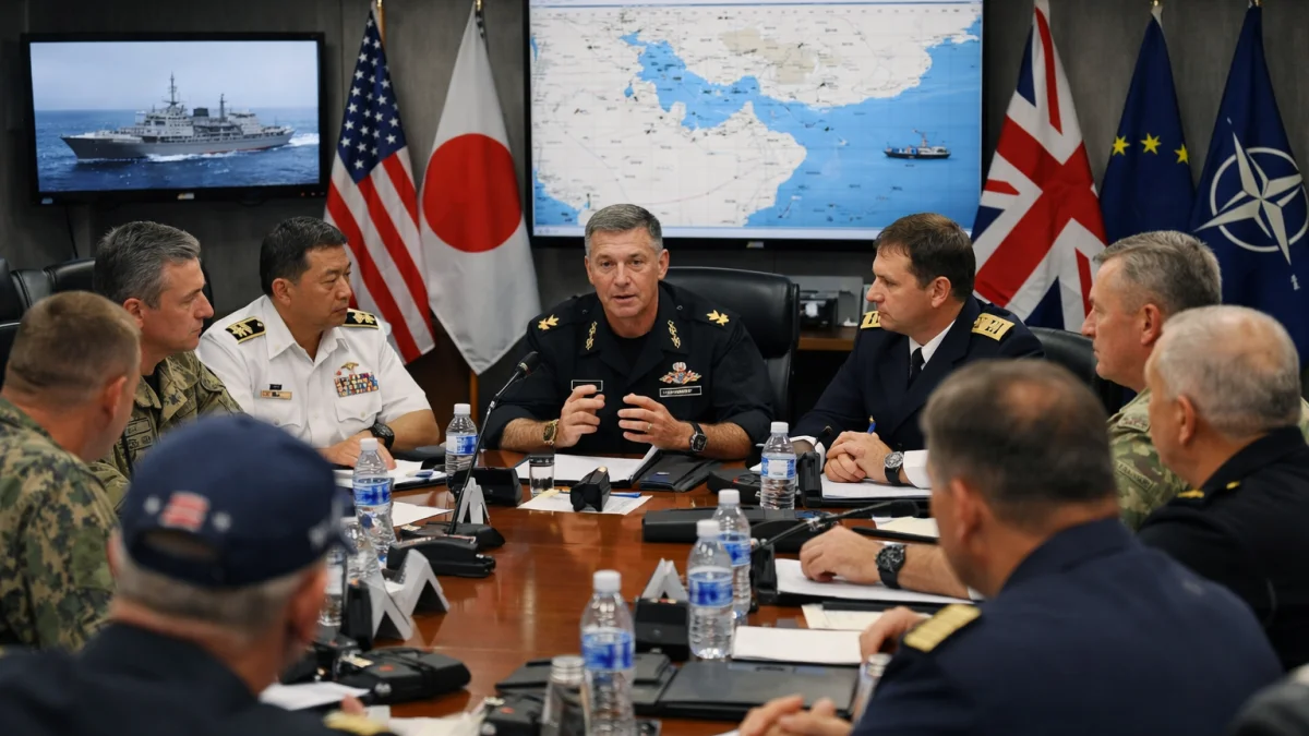 Allies Consult on Coordinated Response to Maritime Security Issues
