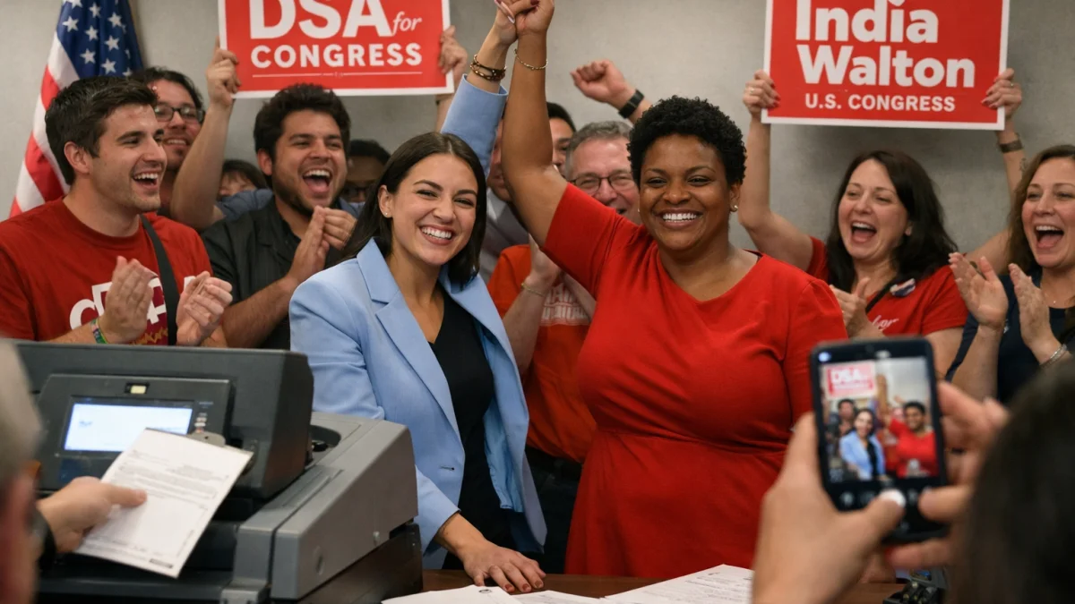 Democratic Socialists Report Gains in Recent Democratic Primaries
