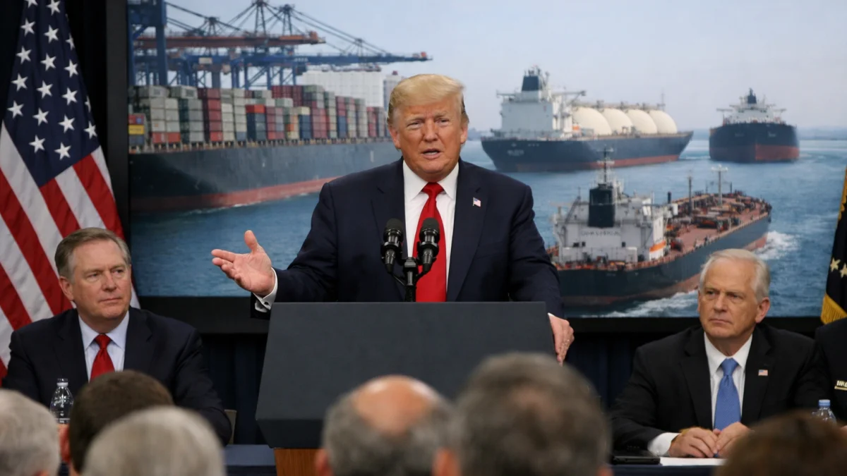 Trump Announces Policy Shifts Affecting Global Shipping and Trade Routes