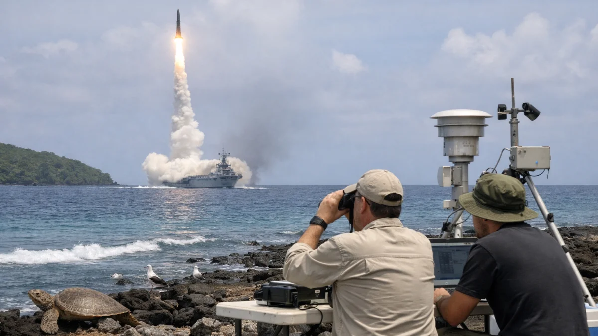 Pacific Missile Tests Raise Regional Environmental Security Concerns