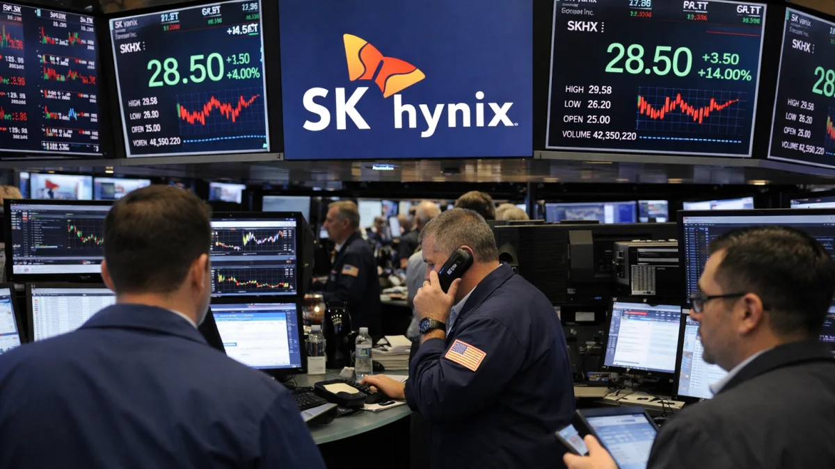 Chip Stock Volatility Follows SK Hynix Debut Amid AI Infrastructure Boom