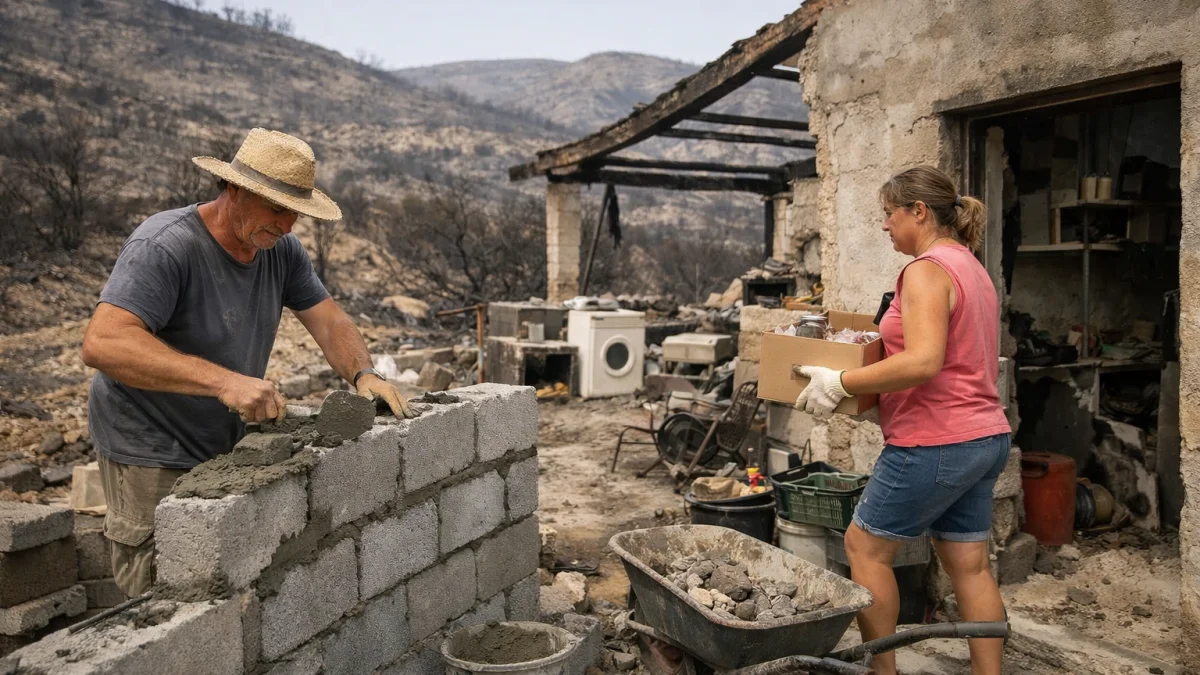 Spanish Wildfire Survivors Rebuild Lives After Deadly Almeria Blazes