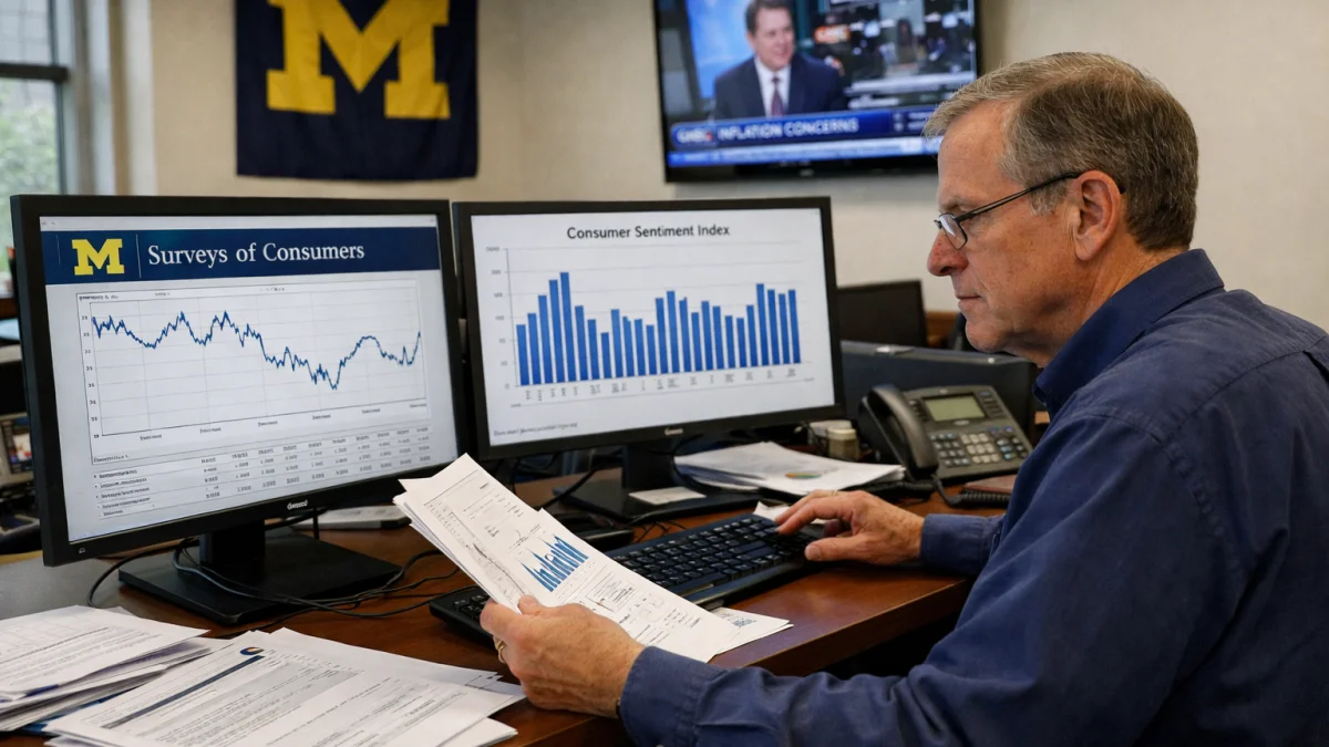 University of Michigan Releases Consumer Sentiment Data