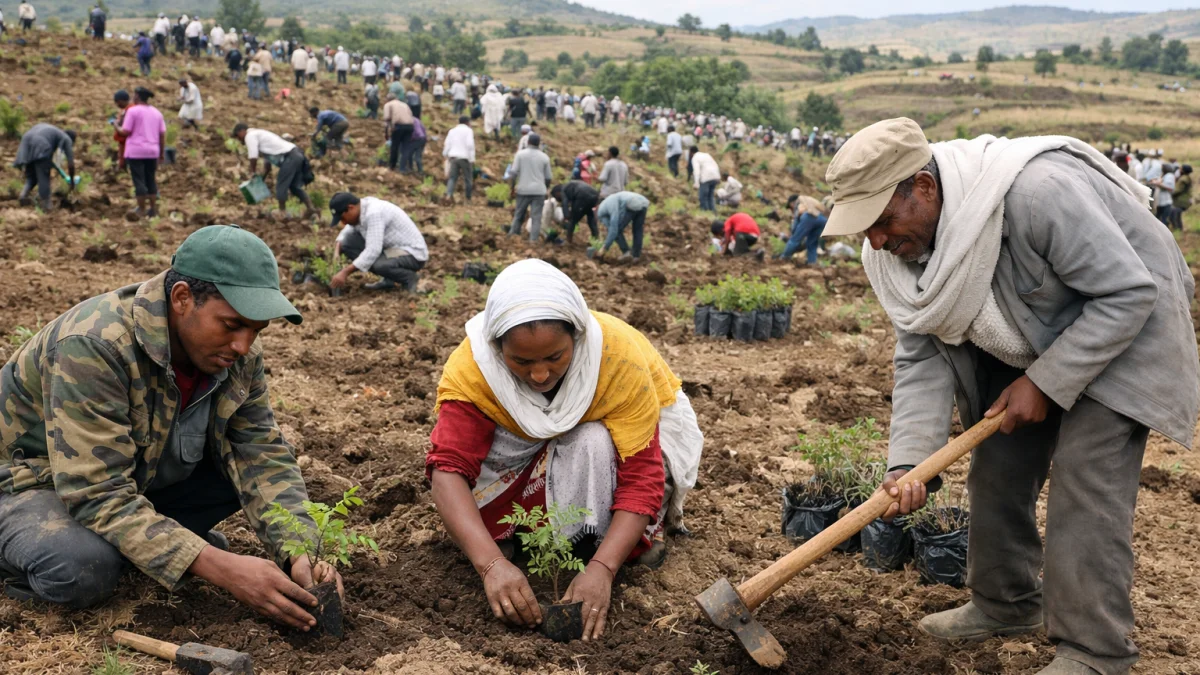 Ethiopia Launches Massive National Tree Planting Campaign