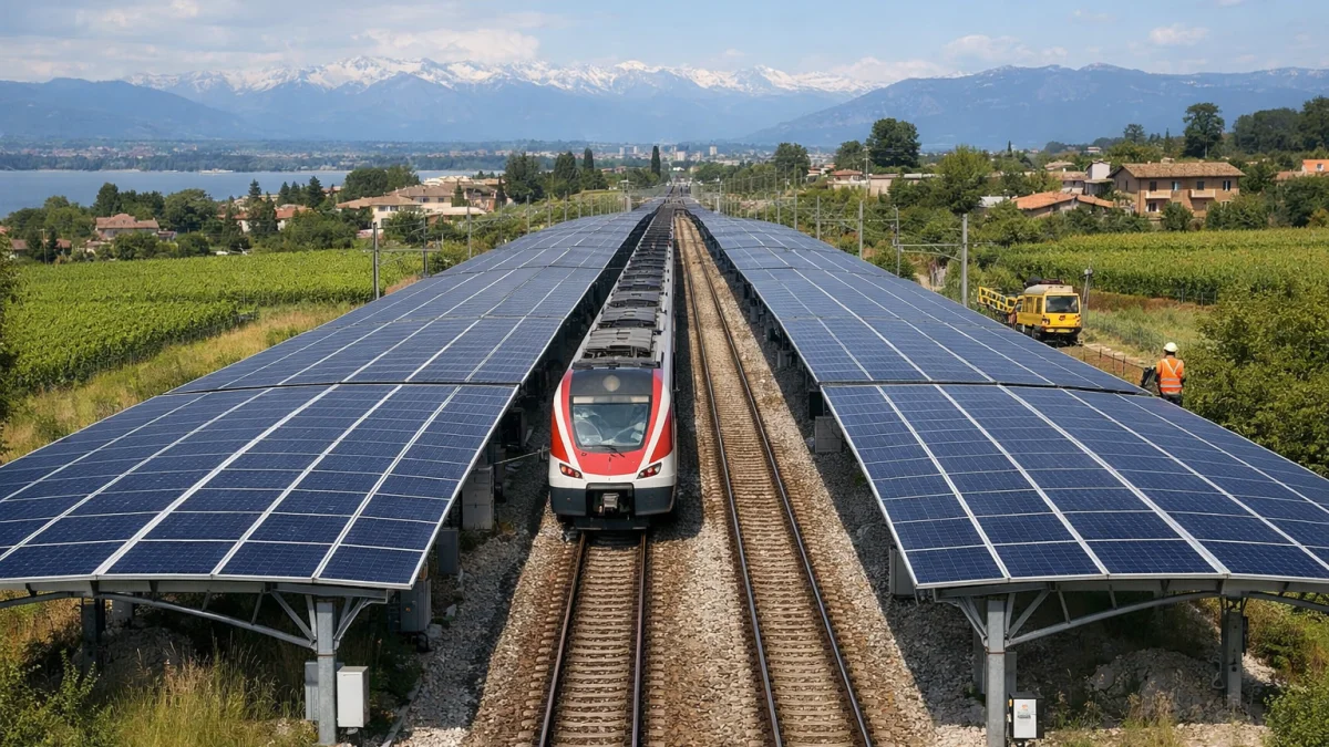 Italy Considers Solar Railway Project Following Swiss Success