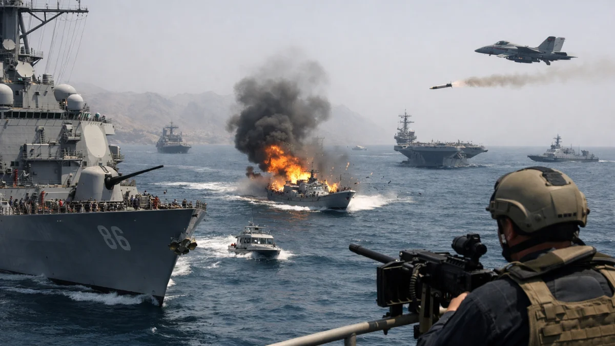 US Intensifies Strikes on Iran as Naval Blockade Reimposed in Strait of Hormuz