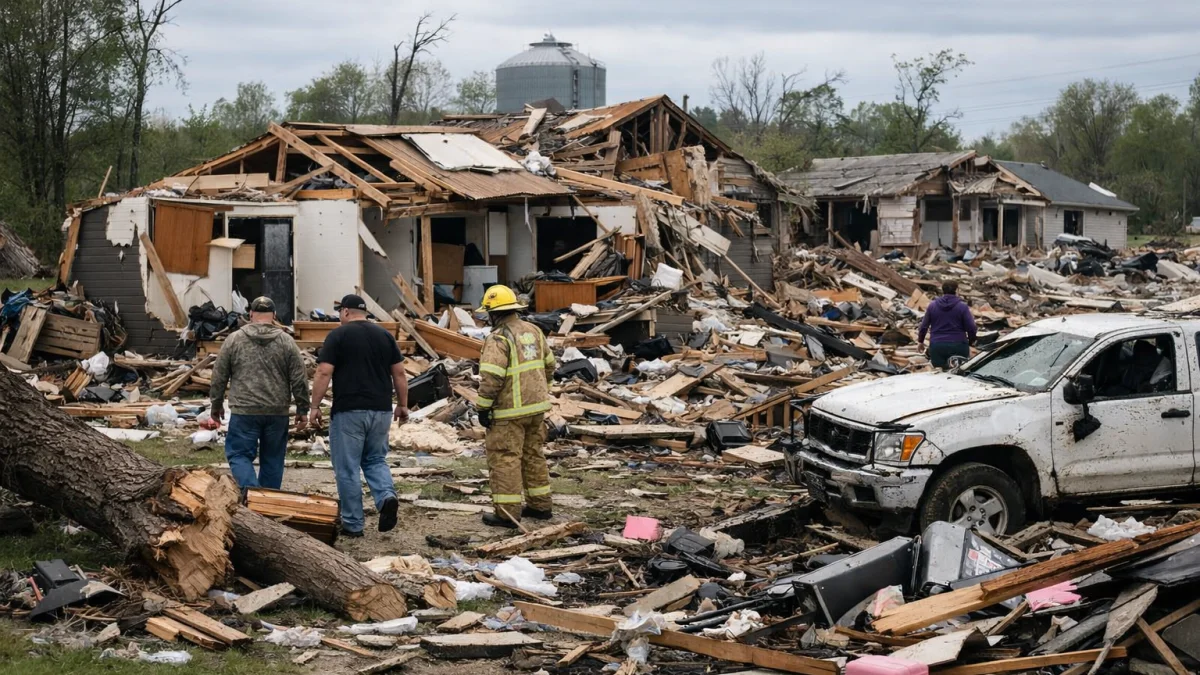 Tornado Tears Through Western Wisconsin Causing Widespread Damage