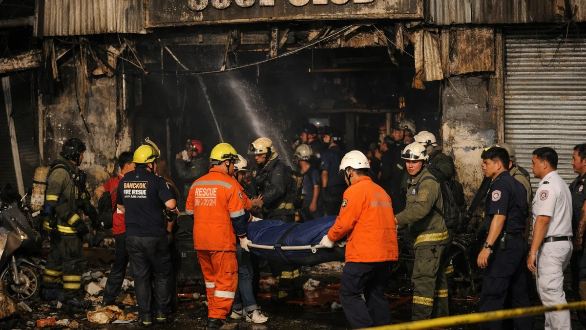 Fire at Bangkok Bar Kills 27 as Exits Reportedly Blocked