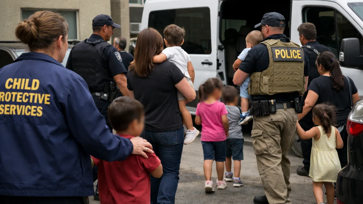 Authorities Take Custody of 21 Children in Surrogate Abuse Investigation