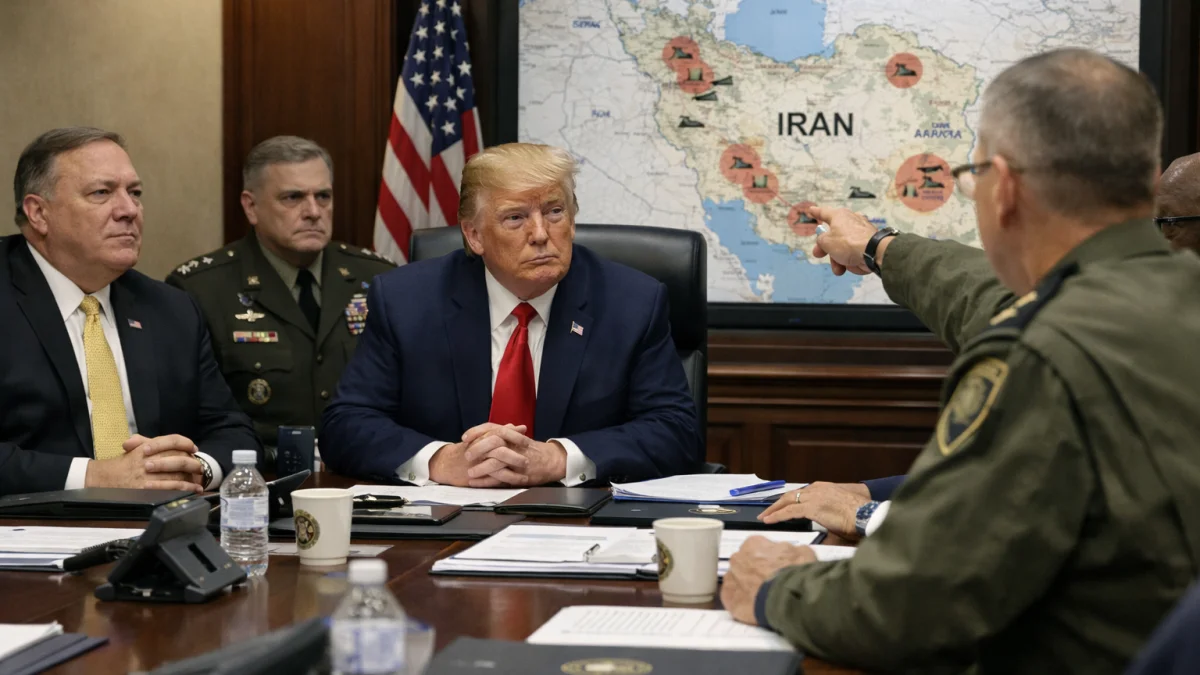 Trump Briefed on Options for Expanding Military Operations in Iran