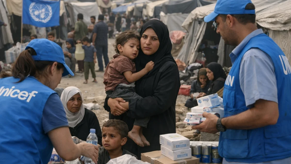 UN Agencies Highlight Humanitarian Crisis for Displaced Palestinians
