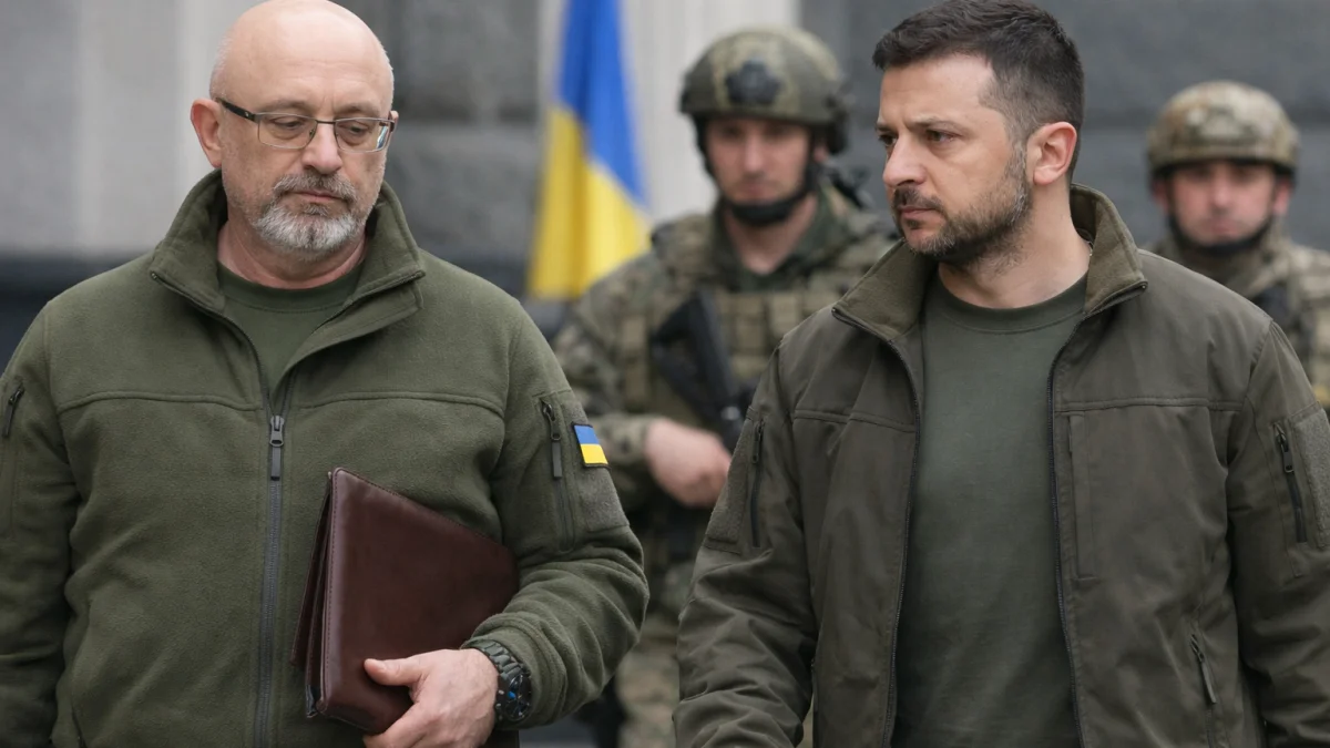 Zelenskyy Dismisses Ukraine Defense Minister on Eve of Key Visit