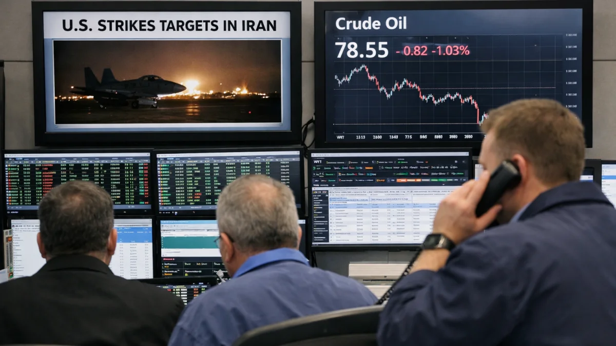 Oil Prices Ease as Traders Assess Impact of US Iran Strikes