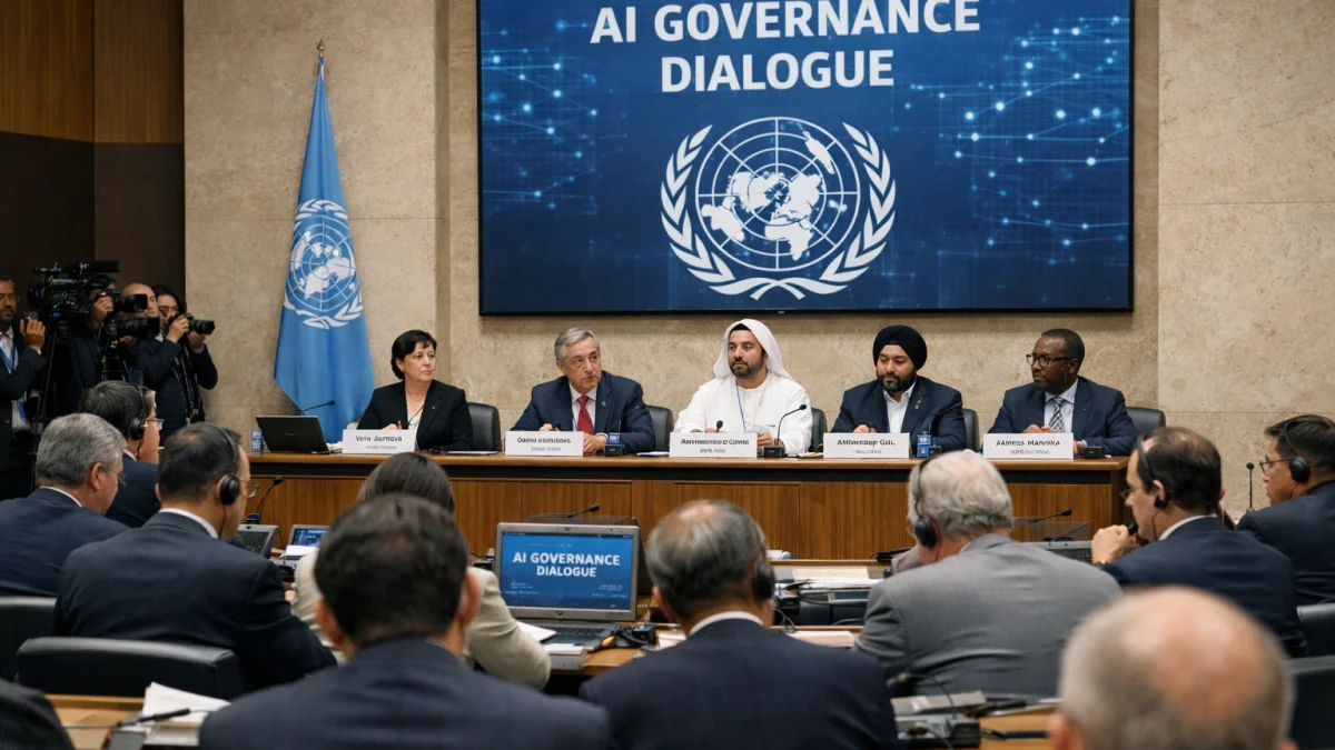 AI Governance Talks Advance at UN Global Dialogue in Geneva