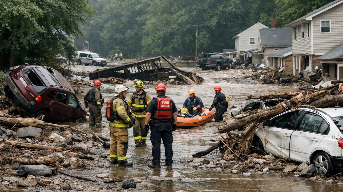 Flash Flooding in Eastern Pennsylvania Leaves Multiple Dead and Missing