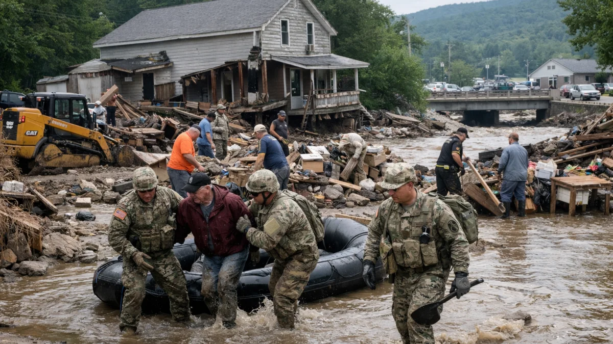 Communities Respond to Flash Flooding Devastation in Northeast