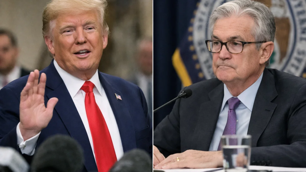 Trump Downplays Reports of Plans to Fire Federal Reserve Chair