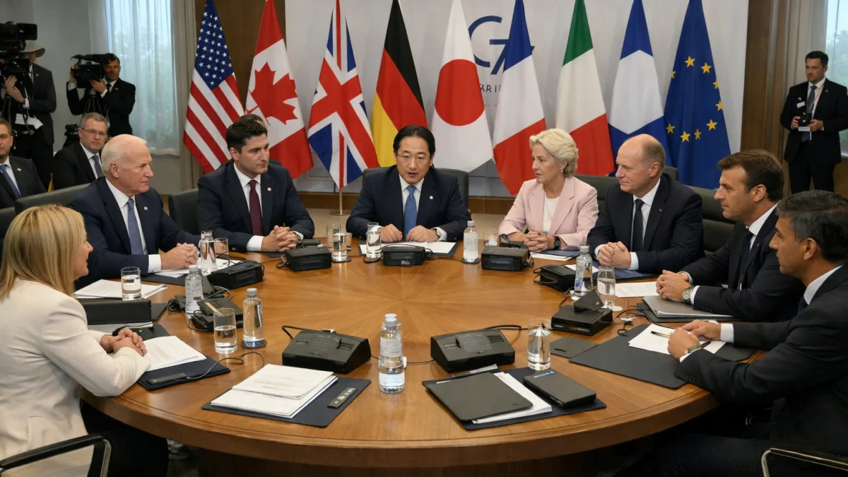G7 Leaders Call for Ceasefire and Disarmament Efforts in Lebanon
