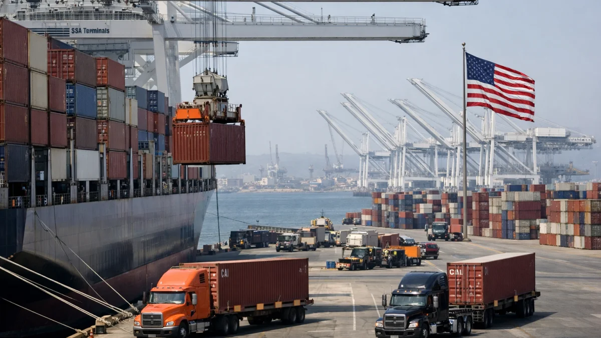 US Trade Deficit Widens on Record Goods Imports