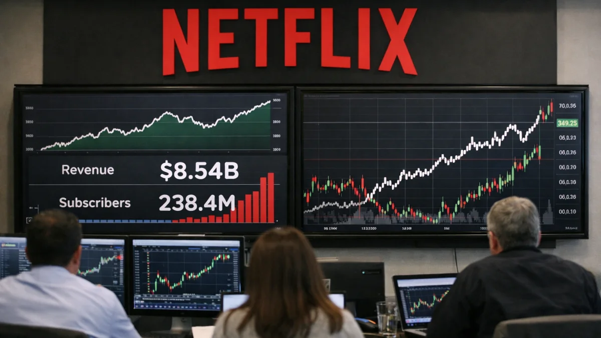 Netflix Reports Strong Revenue Growth in Latest Quarterly Results
