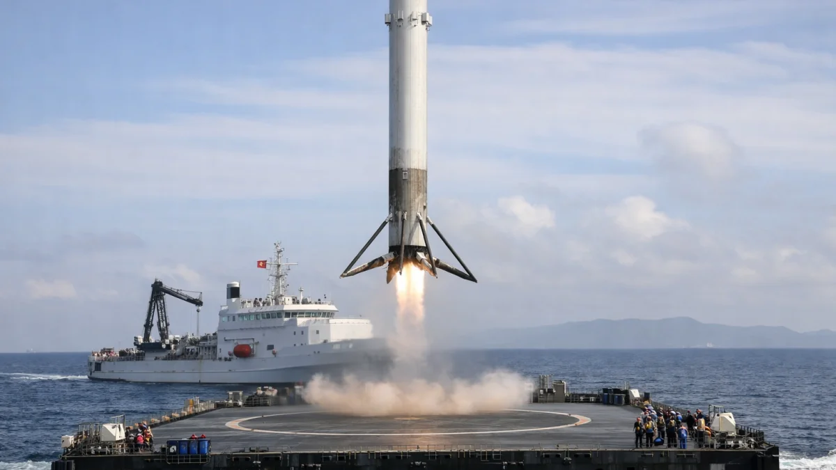 China Recaptures Orbital Rocket Booster in Historic Test