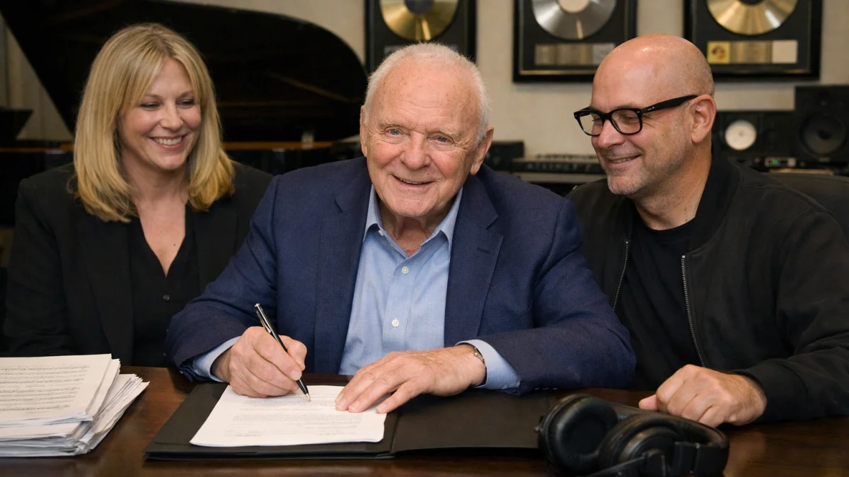 Anthony Hopkins Signs Record Deal as Composer at Age 88