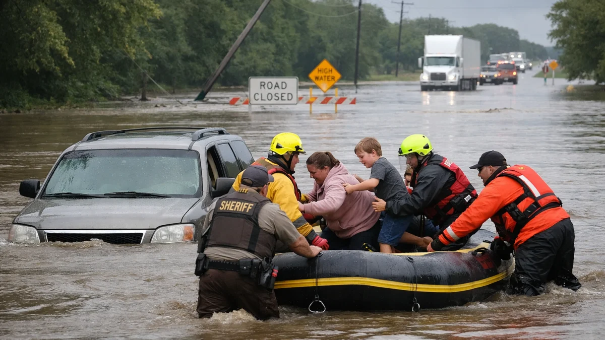 Severe Storms and Flood Risks Challenge Infrastructure Across Central United States