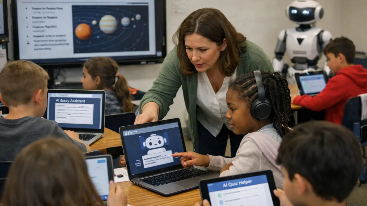 Teachers and Families Navigate Daily Life as AI Expands Into Classrooms