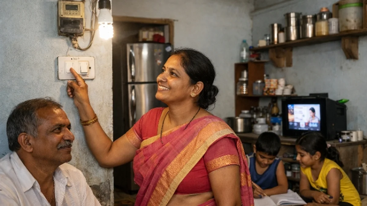 Karnataka Gruha Jyothi Scheme Provides Free Electricity to Households