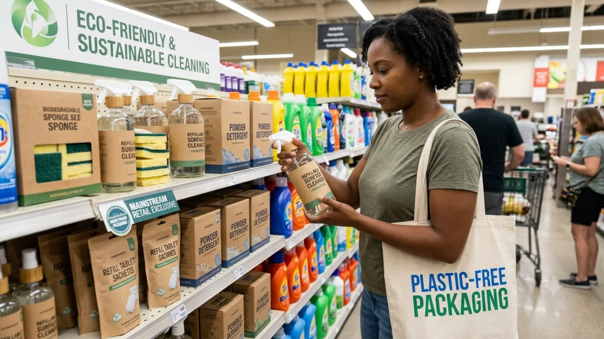 Plastic-Free Cleaning Brands Expand Reach to Mainstream Retail Shoppers