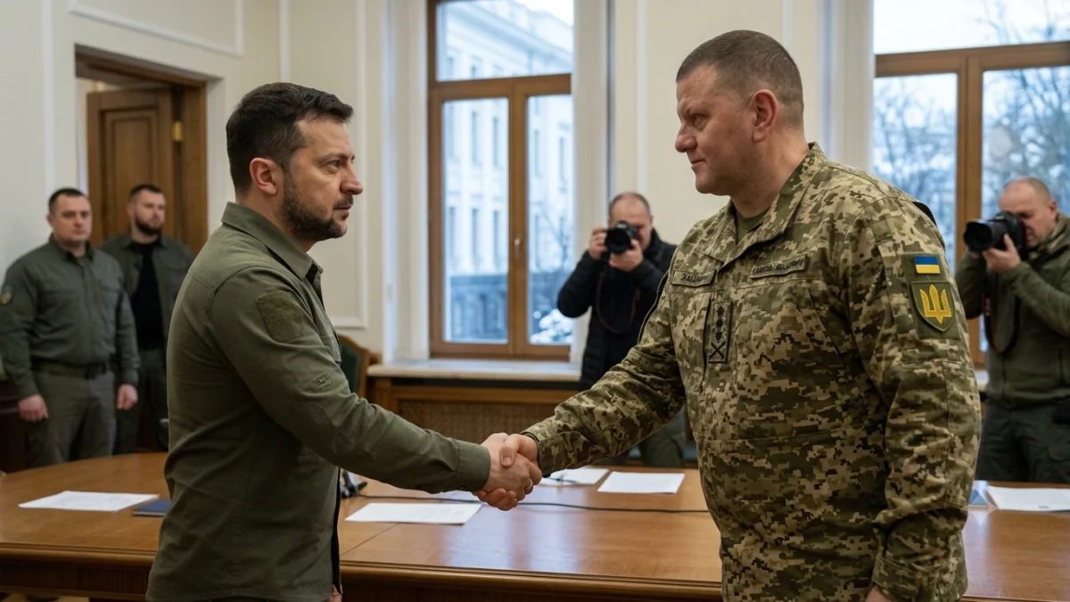 Zelensky Sacks Ukraine Army Chief After Protests