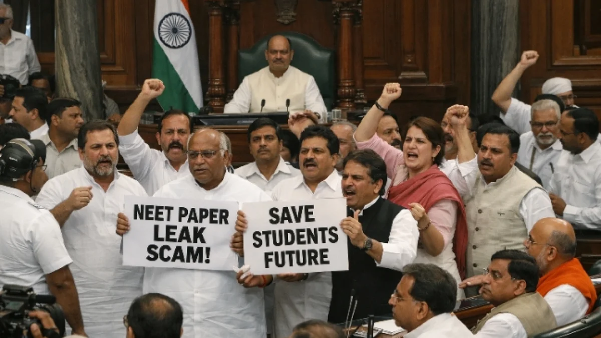 India's Parliament Rocked by NEET Paper Leak Row and Opposition Protests