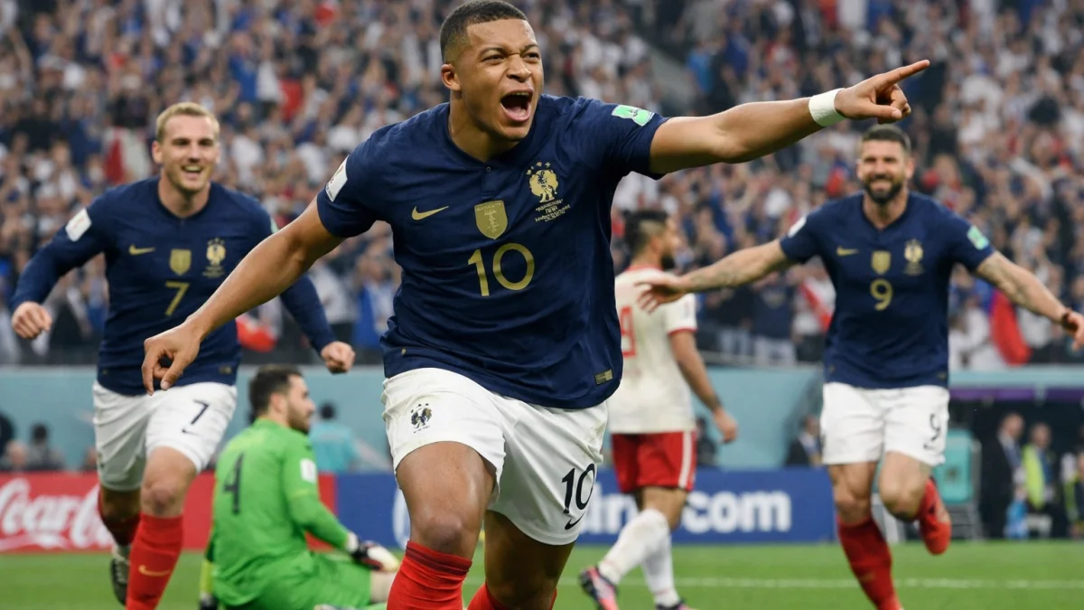 Kylian Mbappe Leads France Victory in World Cup Match
