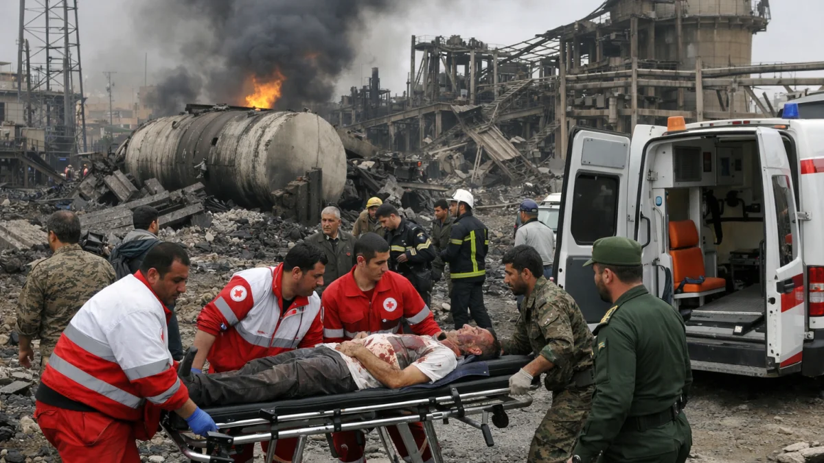Iran Reports Casualties and Threatens Retaliation After US Strikes on Infrastructure